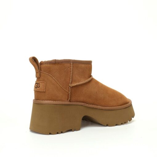 UGG Classic Ultra Mini New Heights Boot Chestnut - Image 2