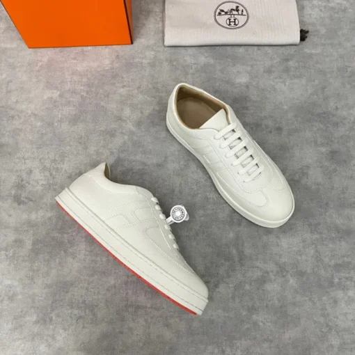 Hermes Boomerang Sneaker White