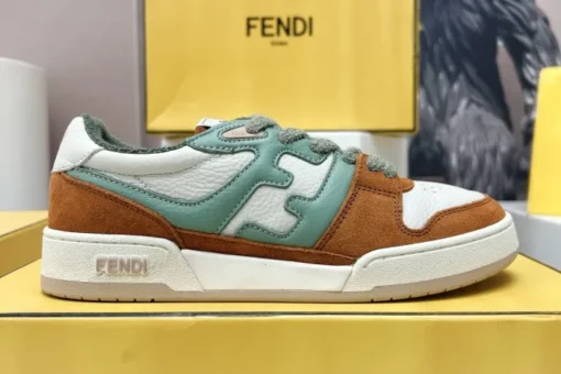 Fendi Match Low Top Sneaker Core Brown