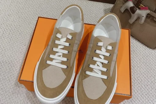 Hermes Deep Sneaker Beige