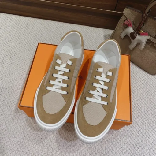 Hermes Deep Sneaker Beige