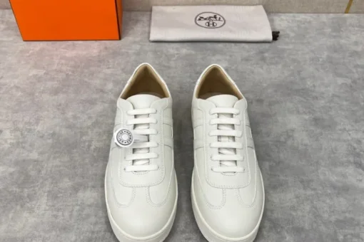 Hermes Boomerang Sneaker White