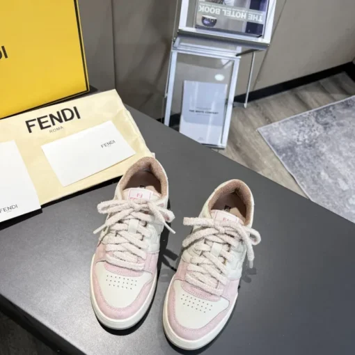 Fendi Match Low Top Sneaker Pink