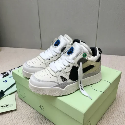 OFF White Midtop Sponge Sneaker