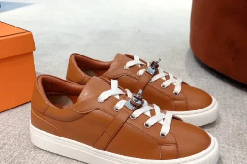 Hermes Day Sneaker Brown