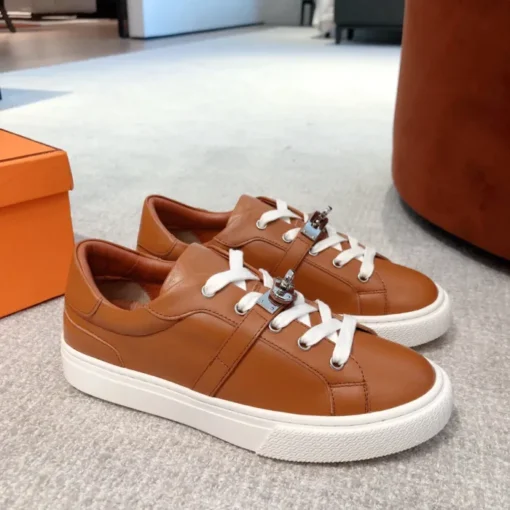 Hermes Day Sneaker Brown