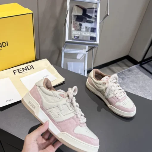 Fendi Match Low Top Sneaker Pink