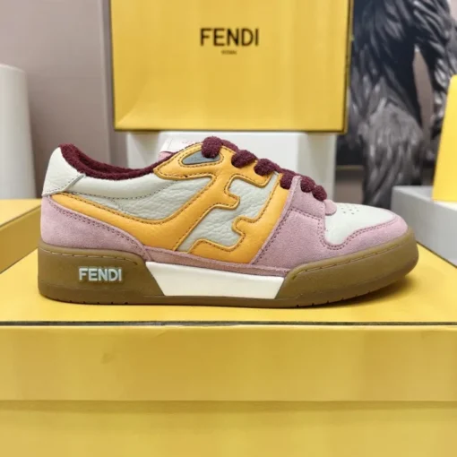 Fendi Match Low Top Sneaker Core Pink