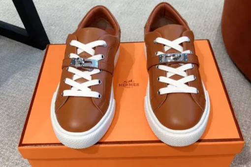 Hermes Day Sneaker Brown