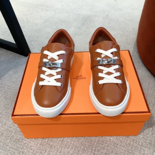 Hermes Day Sneaker Brown