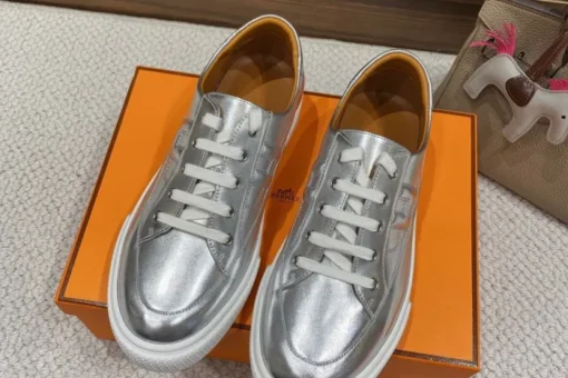 Hermes Deep Sneaker Silver