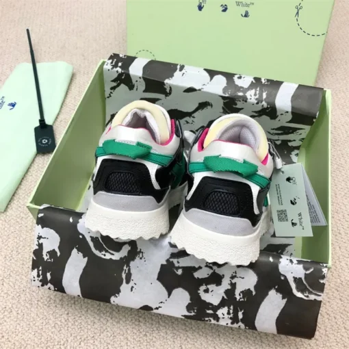 OFF White Midtop Sponge Sneaker