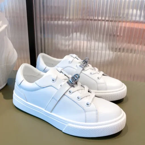 Hermes Day Sneaker White