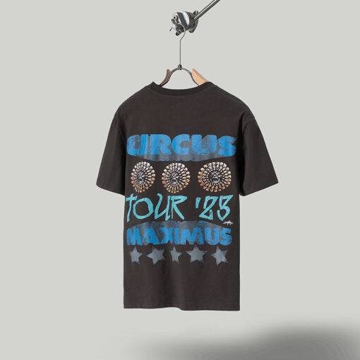 Travis Scott Graffiti T-Shirt Dark Brown - Image 2