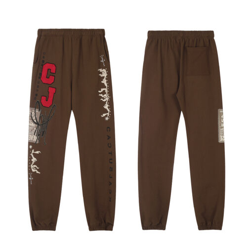 Travis Scott Flare Sweatpants Brown