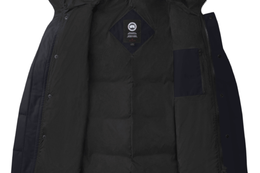 Canada Goose MacMillan Parka Black Label Heritage Jacket Navy Blue