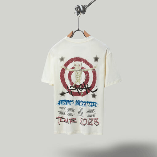 Travis Scott Graffiti T-Shirt White Print - Image 2