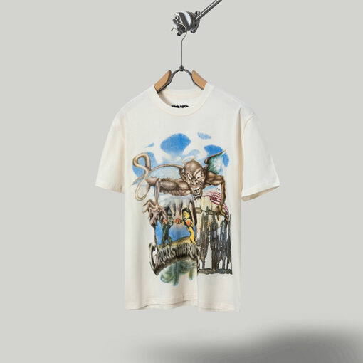 Travis Scott Graffiti T-Shirt White Print