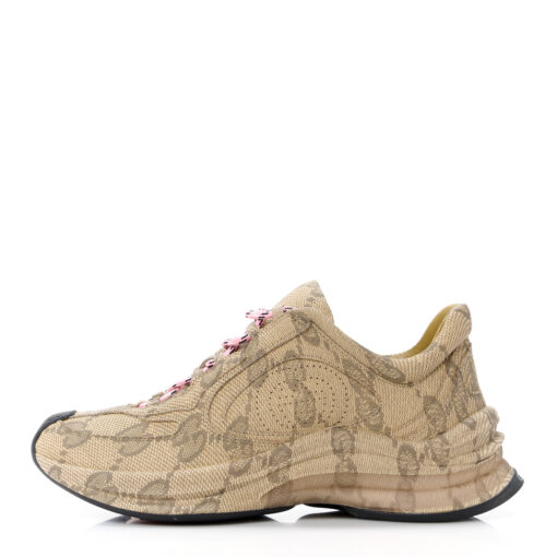 Gucci Ultralight Plume Calfskin Monogram Printed Sneaker - Beige Ebony