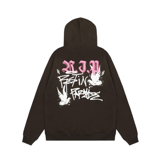 Travis Scott Revenge Hoodie Brown - Image 3