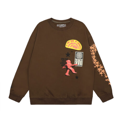 Travis Scott Sweater Cafe Noir - Image 3