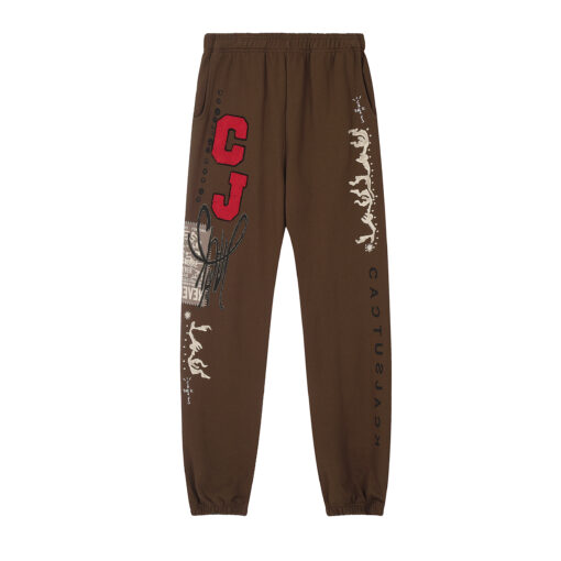 Travis Scott Flare Sweatpants Brown - Image 2