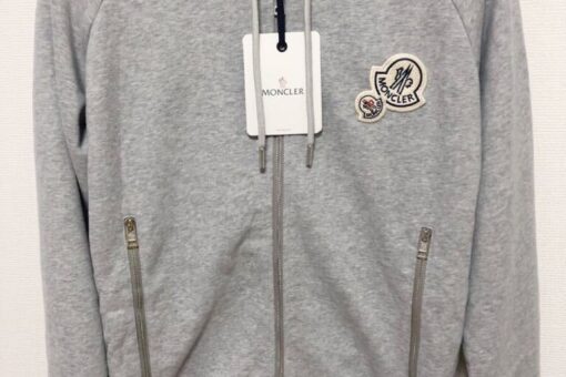 Moncler Maglia Hoodie Grey