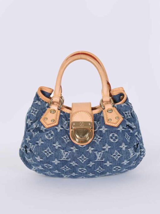 LV Pleaty Monogram Denim Bag