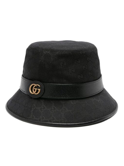 GG-Canvas Bucket Hat Black