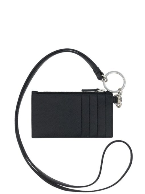 Balenciaga Cash Card Holder Keyring Black - Image 2