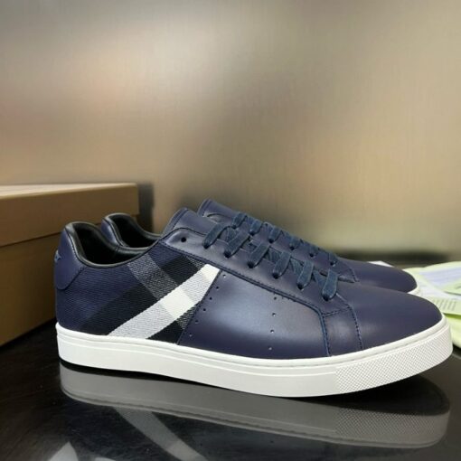 Burberry Vintage Check Patchwork Sneaker Blue