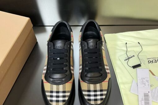 Burberry Vintage Check-Print Low-Top Sneaker