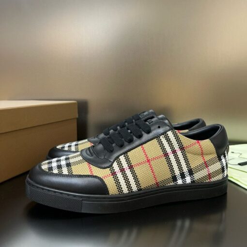 Burberry Vintage Check-Print Low-Top Sneaker - Image 3