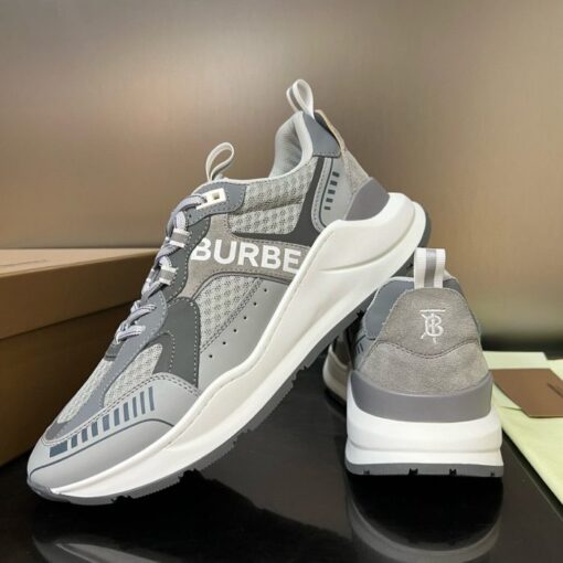 Burberry Vintage Check Low-Top Sneaker Grey - Image 2