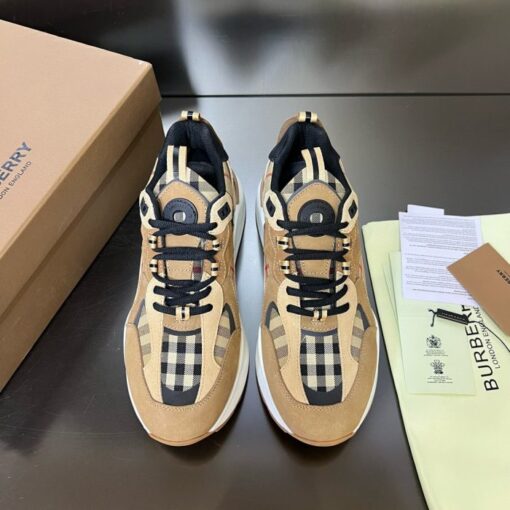 Burberry Vintage Check Low-Top Sneaker Sand - Image 2