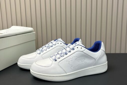 Burberry Leather Stock Sneakers White