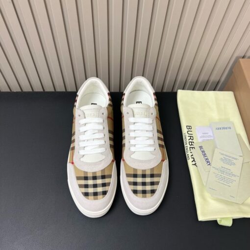 Burberry Check Sneakers - Image 4