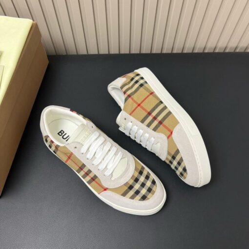 Burberry Check Sneakers - Image 2