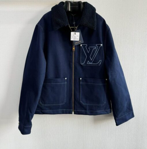 LV New Jacket Navy Blue