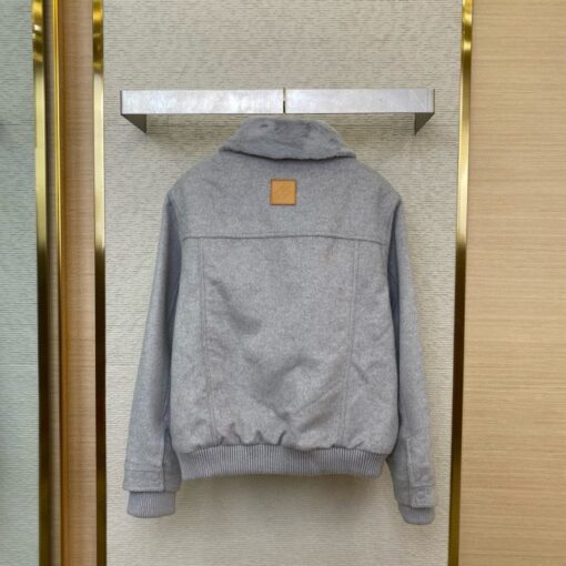 LV Wool Jacket Grey - Image 2