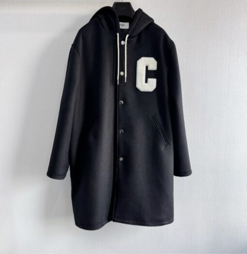 Celine Long Jacket Black