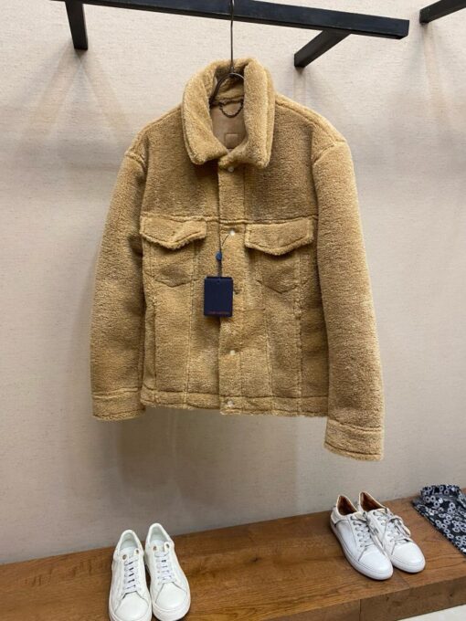 LV Wool Jacket Brown