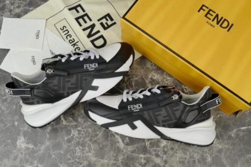 Fendi Flow Sneaker White Black