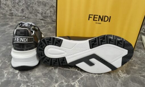 Fendi Flow Sneaker White Black - Image 3