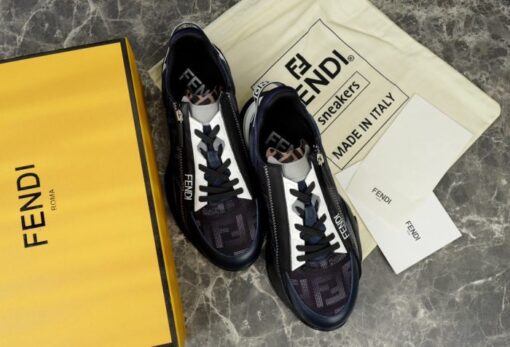 Fendi Flow Sneaker Black Grey - Image 3