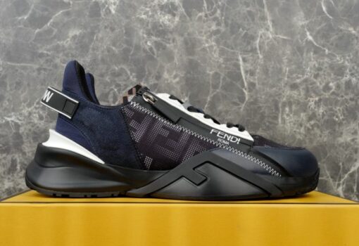 Fendi Flow Sneaker Black Grey - Image 2