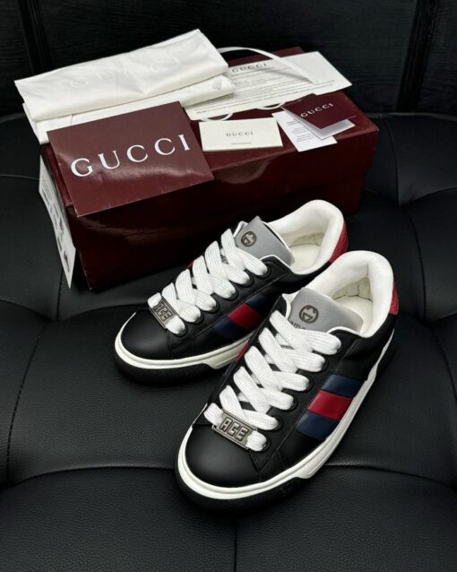 Gucci Ace trainer with Web Black