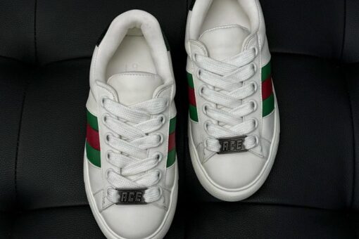 Gucci Ace trainer with Web White