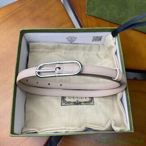 Gucci Belt 13mmX95-110cm Beige