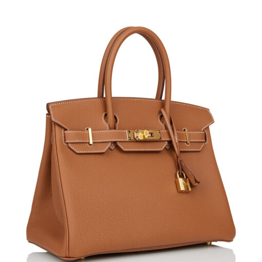 Hermès Birkin 30 Gold Togo Gold Hardware Bag - Image 4